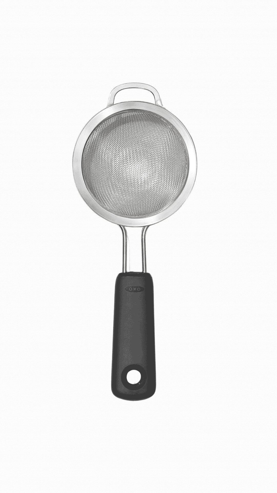 Mini Colador OXO Mango Negro