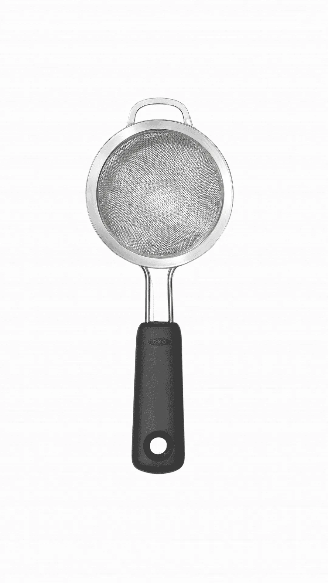 Mini Colador OXO Mango Negro