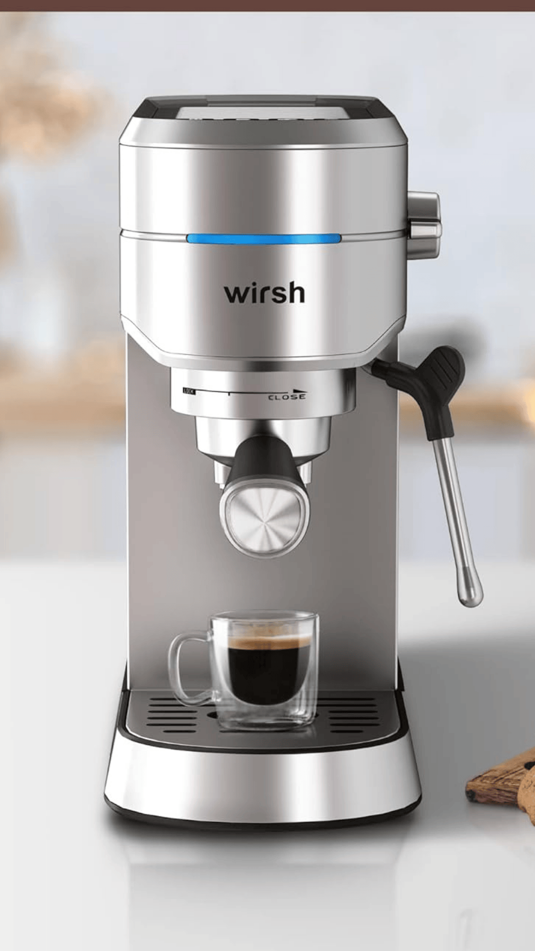Máquina de café espresso Wirsh de frente