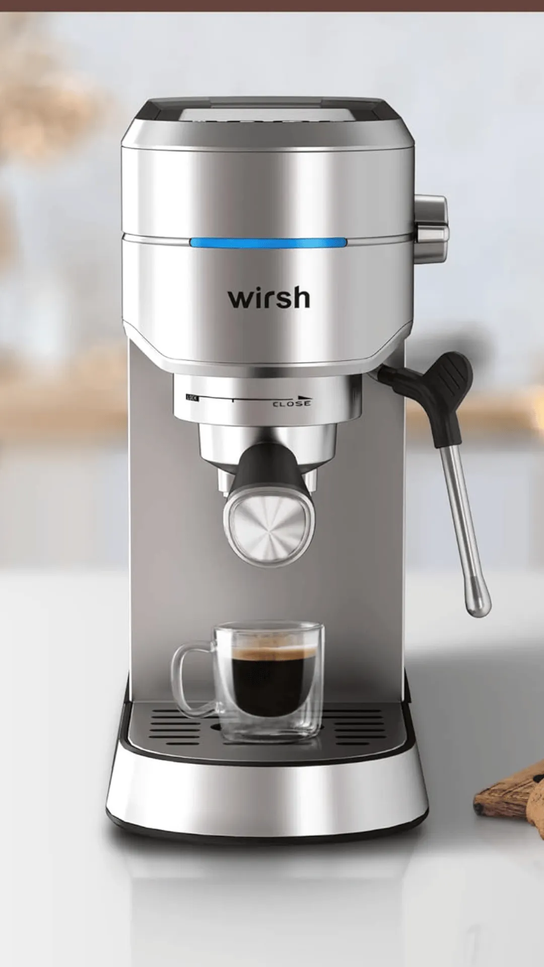 Máquina de café espresso Wirsh de frente