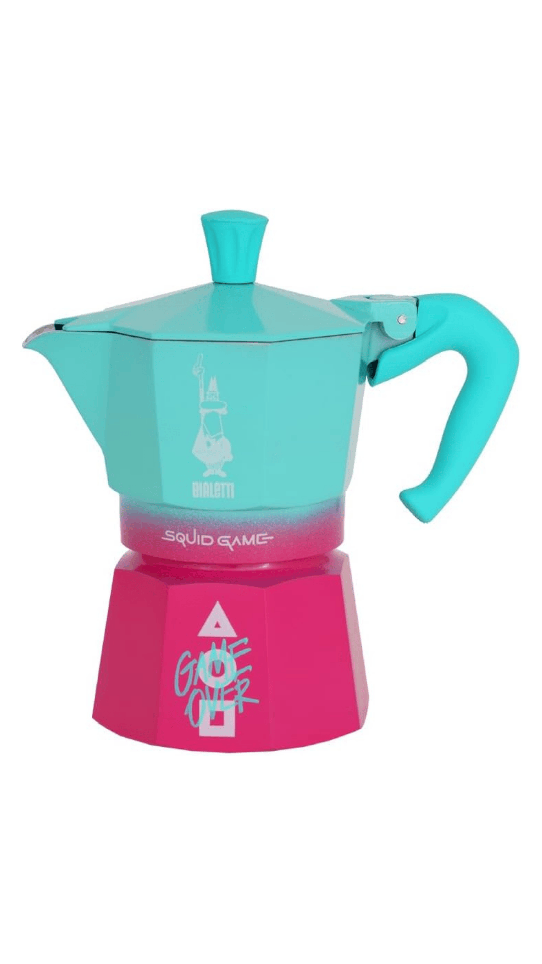 Bialetti Squid Game Cafetera Moka 3 tazas
