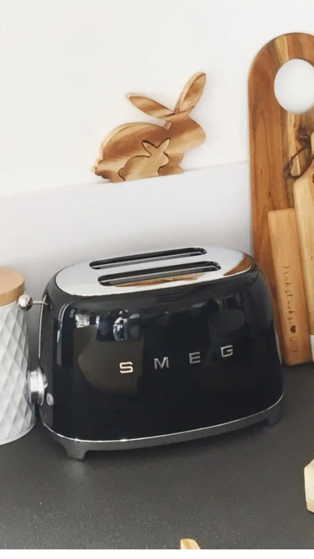 Tostadora SMEG Negra