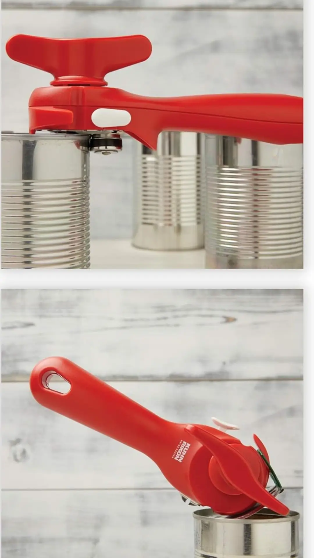 Abrelatas Kuhn Rikon Rojo