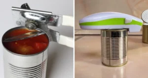 Abrelatas Manual vs Eléctrico