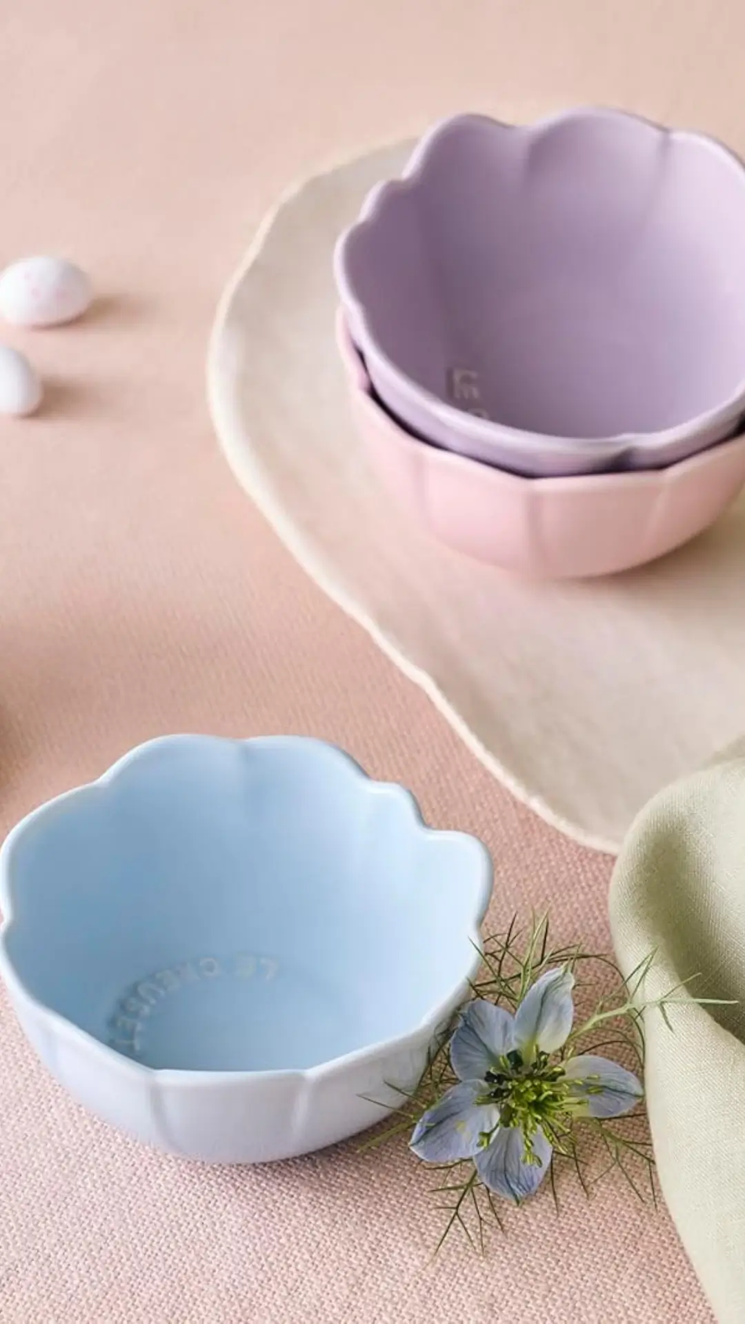 Coccote Le Creuset Pétalo Azul